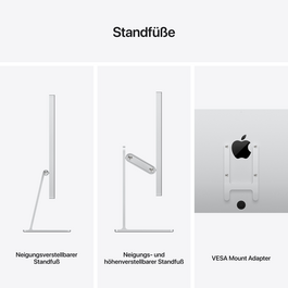 Sie sehen das Produktbild 20 von Apple Studio Display - Standardglas - neigungs und höhenverstellbarer Standfuß Apple Studio Display - Standardglas - neigungs und höhenverstellbarer Standfuß