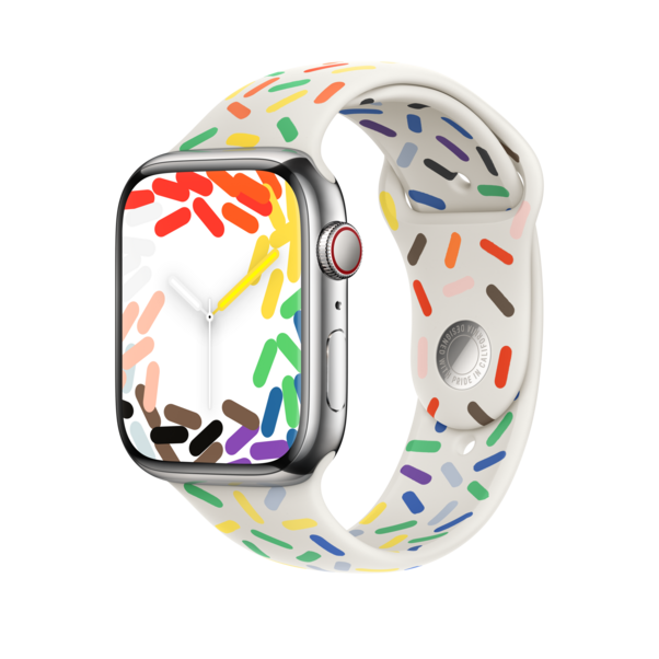 Apple Watch 45mm Sportarmband, Pride Edition, M/L
