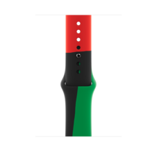 Apple Watch 44mm Black Unity Sportarmband, M/L>