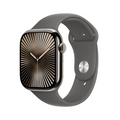 Sie sehen das Produktbild 02 von Apple Watch Series 10 GPS + Cellular, Titan natur, 46mm mit Sportarmband, steingrau - M/L> Apple Watch Series 10 GPS + Cellular, Titan natur, 46mm mit Sportarmband, steingrau - M/L>