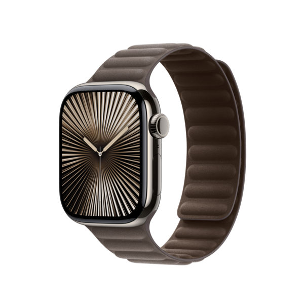 Sie sehen das Produktbild 04 von Apple Watch 42mm Armband mit Magnetverschluss, dunkeltaupe - S/M> Apple Watch 42mm Armband mit Magnetverschluss, dunkeltaupe - S/M>
