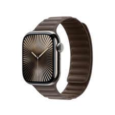 Apple Watch 42mm Armband mit Magnetverschluss, dunkeltaupe - S/M>