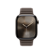 Apple Watch 42mm Armband mit Magnetverschluss, dunkeltaupe - S/M>