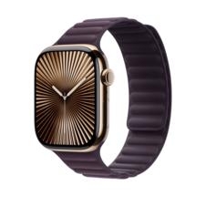 Sie sehen das Produktbild 04 von Apple Watch 46mm Armband mit Magnetverschluss, brombeere - M/L Apple Watch 46mm Armband mit Magnetverschluss, brombeere - M/L