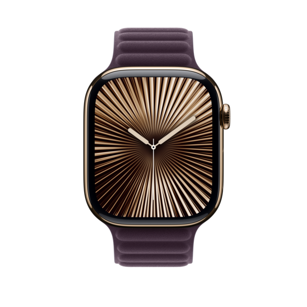 46 mm Armband mit Magnetverschluss Brombeere – M/L