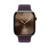Apple Watch 46mm Armband mit Magnetverschluss, brombeere - M/L
