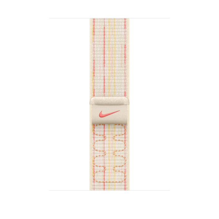 Sie sehen das Produktbild 02 von Apple Watch 46mm Nike Sport Loop, polarstern/pink Apple Watch 46mm Nike Sport Loop, polarstern/pink