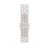 Apple Watch 46mm Nike Sportarmband, pure platinum - M/L