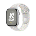 Apple Watch 46mm Nike Sportarmband, pure platinum - M/L