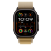 Apple Watch 49mm Alpin-Loop, mandel - medium - Gehäusefarbe schwarz