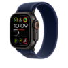 Apple Watch 49mm Trail-Loop, blau - M/L - Gehäusefarbe schwarz