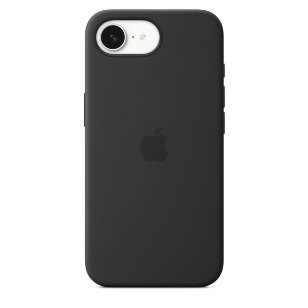 Apple iPhone 16e Silikon Case, schwarz