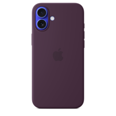 Sie sehen das Produktbild 02 von Apple iPhone 16 Plus Silikon Case mit MagSafe, pflaume Apple iPhone 16 Plus Silikon Case mit MagSafe, pflaume