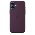 Sie sehen das Produktbild 03 von Apple iPhone 16 Plus Silikon Case mit MagSafe, pflaume Apple iPhone 16 Plus Silikon Case mit MagSafe, pflaume