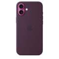 Sie sehen das Produktbild 04 von Apple iPhone 16 Plus Silikon Case mit MagSafe, pflaume Apple iPhone 16 Plus Silikon Case mit MagSafe, pflaume
