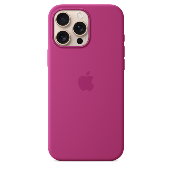Sie sehen das Produktbild 02 von Apple iPhone 16 Pro Max Silikon Case mit MagSafe, fuchsia Apple iPhone 16 Pro Max Silikon Case mit MagSafe, fuchsia
