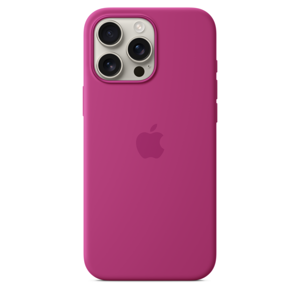 Sie sehen das Produktbild 03 von Apple iPhone 16 Pro Max Silikon Case mit MagSafe, fuchsia Apple iPhone 16 Pro Max Silikon Case mit MagSafe, fuchsia