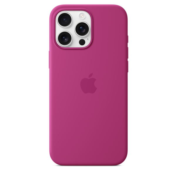 Sie sehen das Produktbild 04 von Apple iPhone 16 Pro Max Silikon Case mit MagSafe, fuchsia Apple iPhone 16 Pro Max Silikon Case mit MagSafe, fuchsia