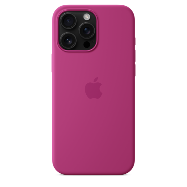 Sie sehen das Produktbild 05 von Apple iPhone 16 Pro Max Silikon Case mit MagSafe, fuchsia Apple iPhone 16 Pro Max Silikon Case mit MagSafe, fuchsia