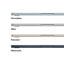 Sie sehen das Produktbild 06 von MacBook Air 13" mit M4 Chip, 10-Core CPU und 8-Core GPU, 16GB, 256GB SSD, mitternacht MacBook Air 13" mit M4 Chip, 10-Core CPU und 8-Core GPU, 16GB, 256GB SSD, mitternacht
