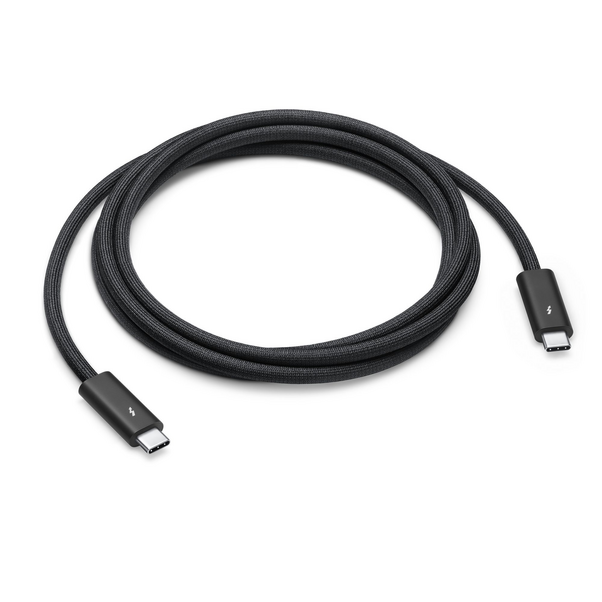 Sie sehen das Produktbild 02 von Apple Thunderbolt 4 (USB-C) Pro Kabel (1,8m) Apple Thunderbolt 4 (USB-C) Pro Kabel (1,8m)