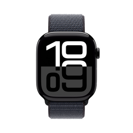 Sie sehen das Produktbild 04 von Apple Watch Series 10 GPS, Aluminium diamantschwarz, 46mm mit Sport Loop, tinte> Apple Watch Series 10 GPS, Aluminium diamantschwarz, 46mm mit Sport Loop, tinte>