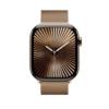 Apple Watch 46mm Milanaise-Armband, gold - S/M