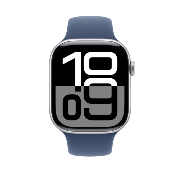 Sie sehen das Produktbild 04 von Apple Watch 46mm Sportarmband, denim - S/M Apple Watch 46mm Sportarmband, denim - S/M