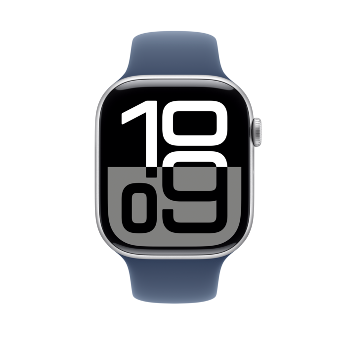 Apple Watch 46mm Sportarmband, denim - S/M