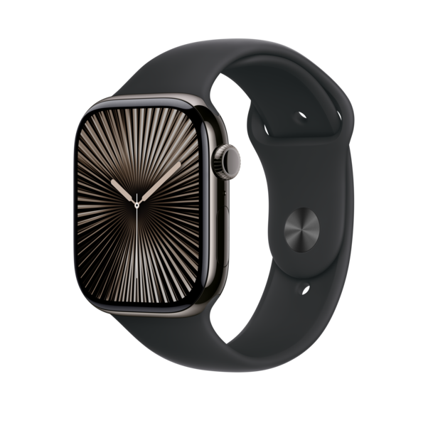 Apple Watch 46mm Sportarmband, schwarz - XL
