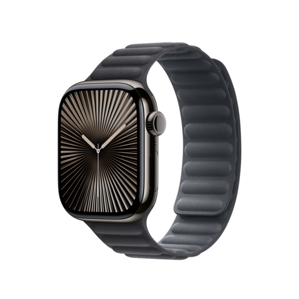 Sie sehen das Produktbild 04 von Apple Watch 42mm Armband mit Magnetverschluss, schwarz - S/M> Apple Watch 42mm Armband mit Magnetverschluss, schwarz - S/M>