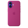 Sie sehen das Produktbild 02 von Apple iPhone 16 Silikon Case mit MagSafe, fuchsia Apple iPhone 16 Silikon Case mit MagSafe, fuchsia
