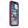 Apple iPhone 16 Silikon Case mit MagSafe, fuchsia