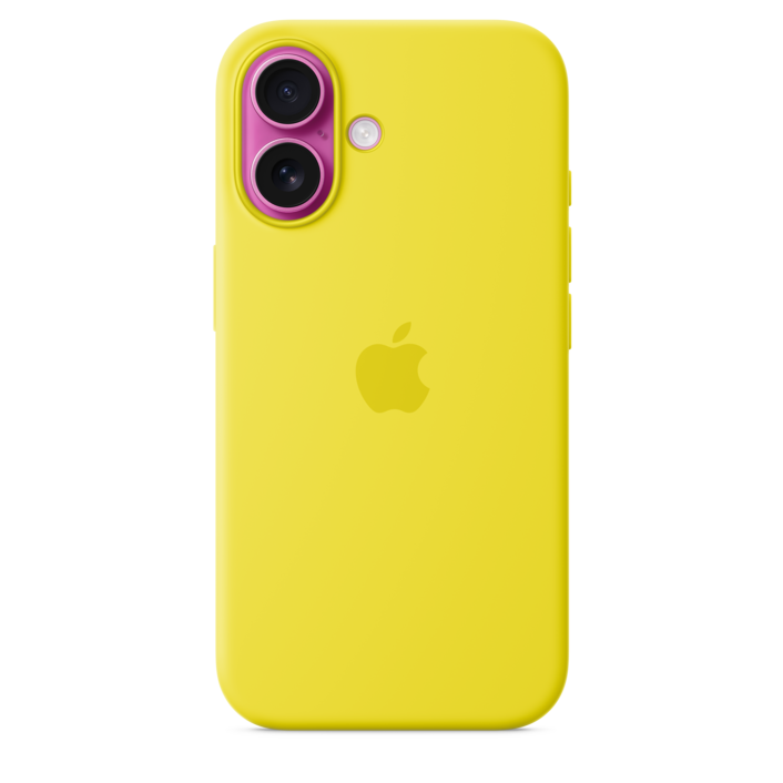Apple iPhone 16 Silikon Case mit MagSafe, sternfrucht>