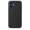 Apple iPhone 16 Plus Silikon Case mit MagSafe, schwarz