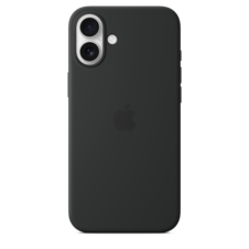 Apple iPhone 16 Plus Silikon Case mit MagSafe, schwarz