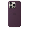 Apple iPhone 16 Pro Silikon Case mit MagSafe, pflaume