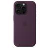 Apple iPhone 16 Pro Silikon Case mit MagSafe, pflaume