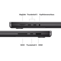 MacBook Pro 16" mit M4 Max Chip, 14-Core CPU und 32-Core GPU, 36GB, 1TB SSD, space schwarz