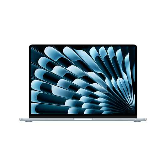 MacBook Air 15" mit M4 Chip, 10-Core CPU und 10-Core GPU, 24GB, 512GB SSD, himmelblau>