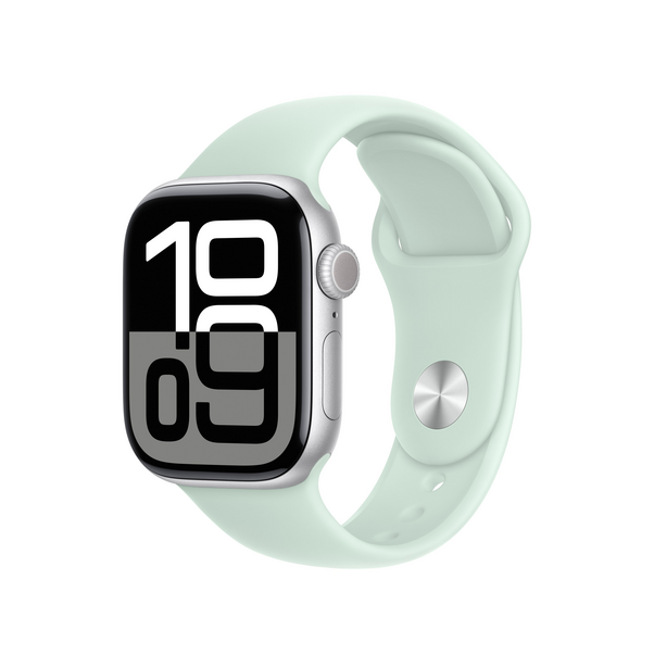 Sie sehen das Produktbild 04 von Apple Watch 42mm Sportarmband, aquamarin - M/L Apple Watch 42mm Sportarmband, aquamarin - M/L