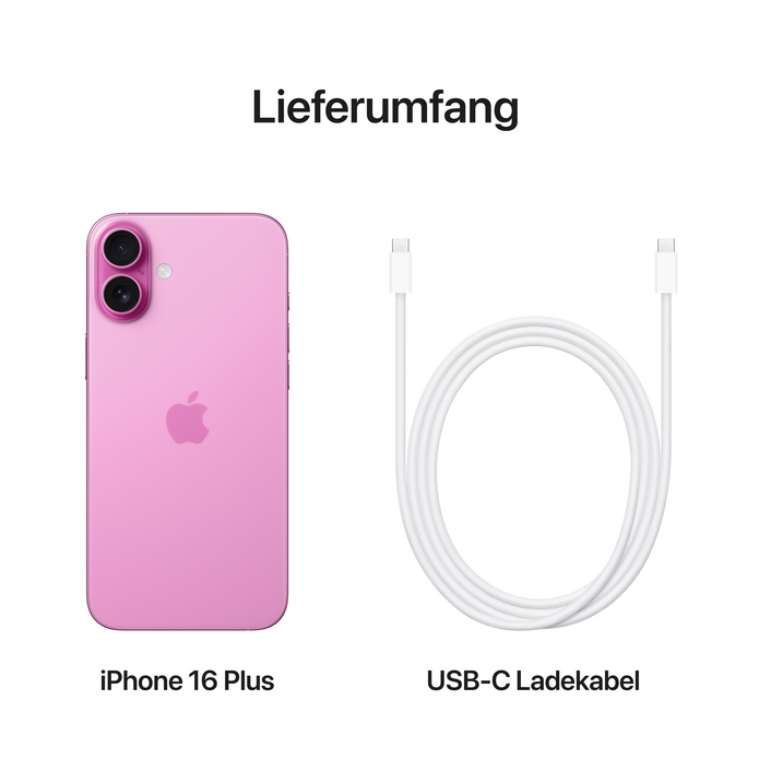 Sie sehen das Produktbild 18 von iPhone 16 Plus, 128GB, pink iPhone 16 Plus, 128GB, pink
