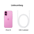 iPhone 16, 128GB, pink