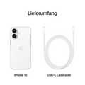 iPhone 16, 128GB, weiss