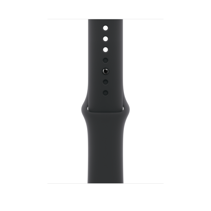 Apple Watch 46mm Sportarmband, schwarz - S/M