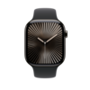 Apple Watch 46mm Sportarmband, schwarz - S/M