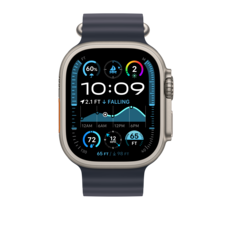 Sie sehen das Produktbild 05 von Apple Watch 49mm Verlängerung Ocean-Armband, blau - Gehäusefarbe natur Apple Watch 49mm Verlängerung Ocean-Armband, blau - Gehäusefarbe natur