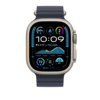 Apple Watch 49mm Verlängerung Ocean-Armband, blau - Gehäusefarbe natur