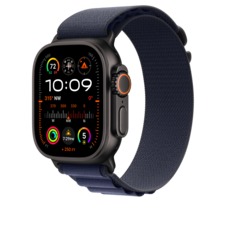 Sie sehen das Produktbild 04 von Apple Watch 49mm Alpin-Loop, marine - medium - Gehäusefarbe schwarz Apple Watch 49mm Alpin-Loop, marine - medium - Gehäusefarbe schwarz