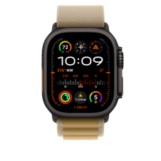 Sie sehen das Produktbild 05 von Apple Watch 49mm Alpin-Loop, mandel - small - Gehäusefarbe schwarz> Apple Watch 49mm Alpin-Loop, mandel - small - Gehäusefarbe schwarz>